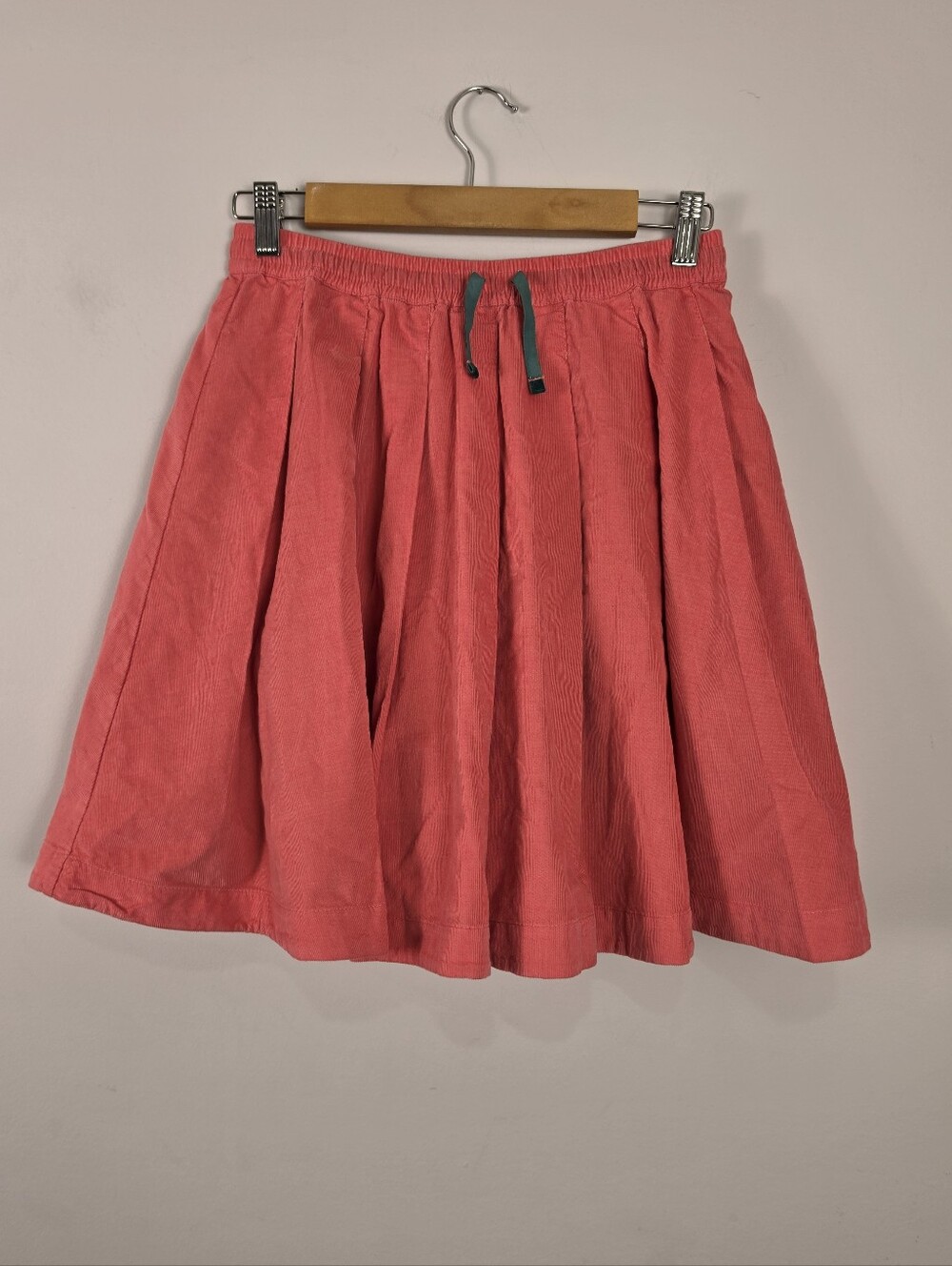 Mini Boden Girls Coral A-Line Skirt with Drawstring Size 13-14 Year Old NWT